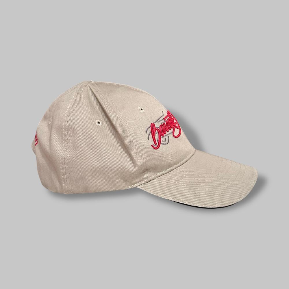 Barrett-Jackson Beige Embroidered Baseball Cap – Adjustable Hat - Picture 3 of 5